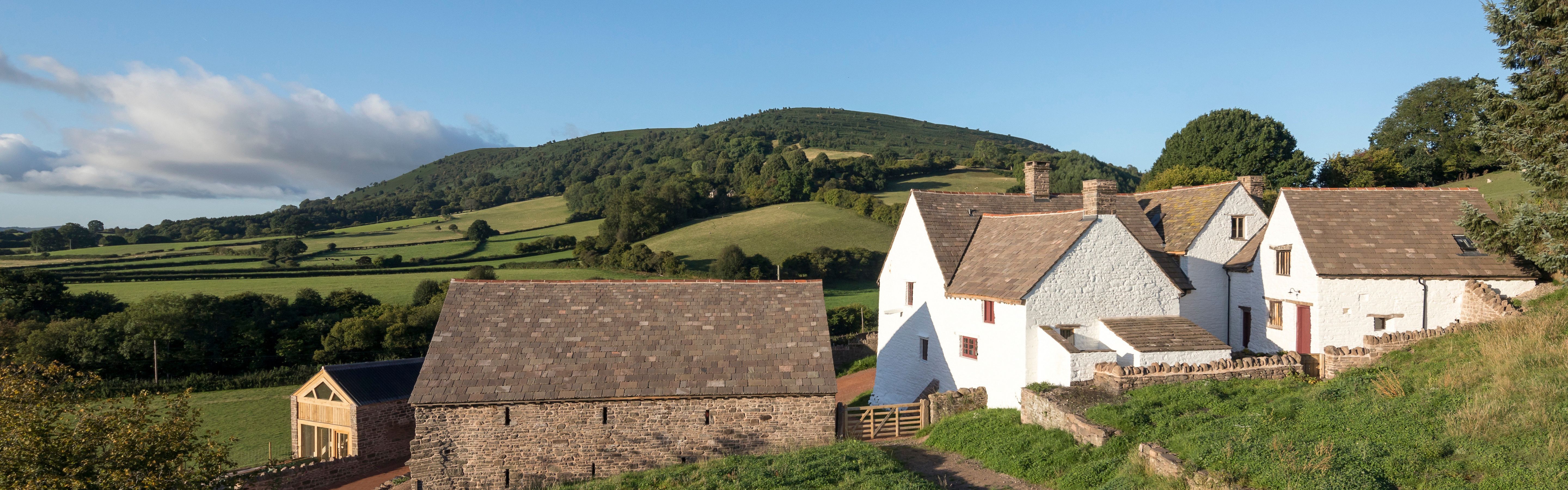 A medieval farmhouse in the hills