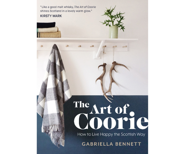 Front cover design of The Art of Coorie by Gabriella Bennet