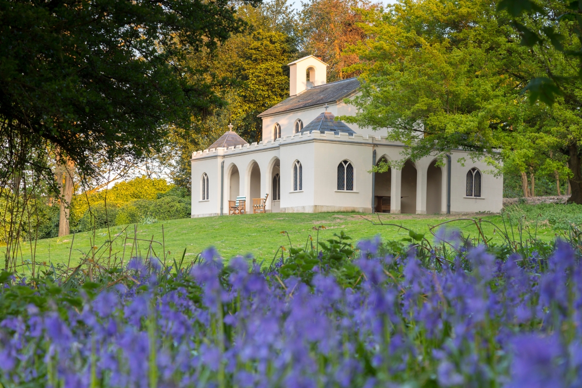 cobham dairy exterior bluebellsjpg