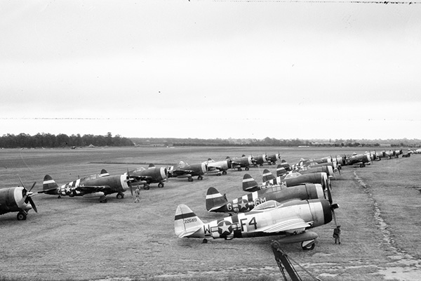 P-47 Thunderbolts at Ibsley June 1944