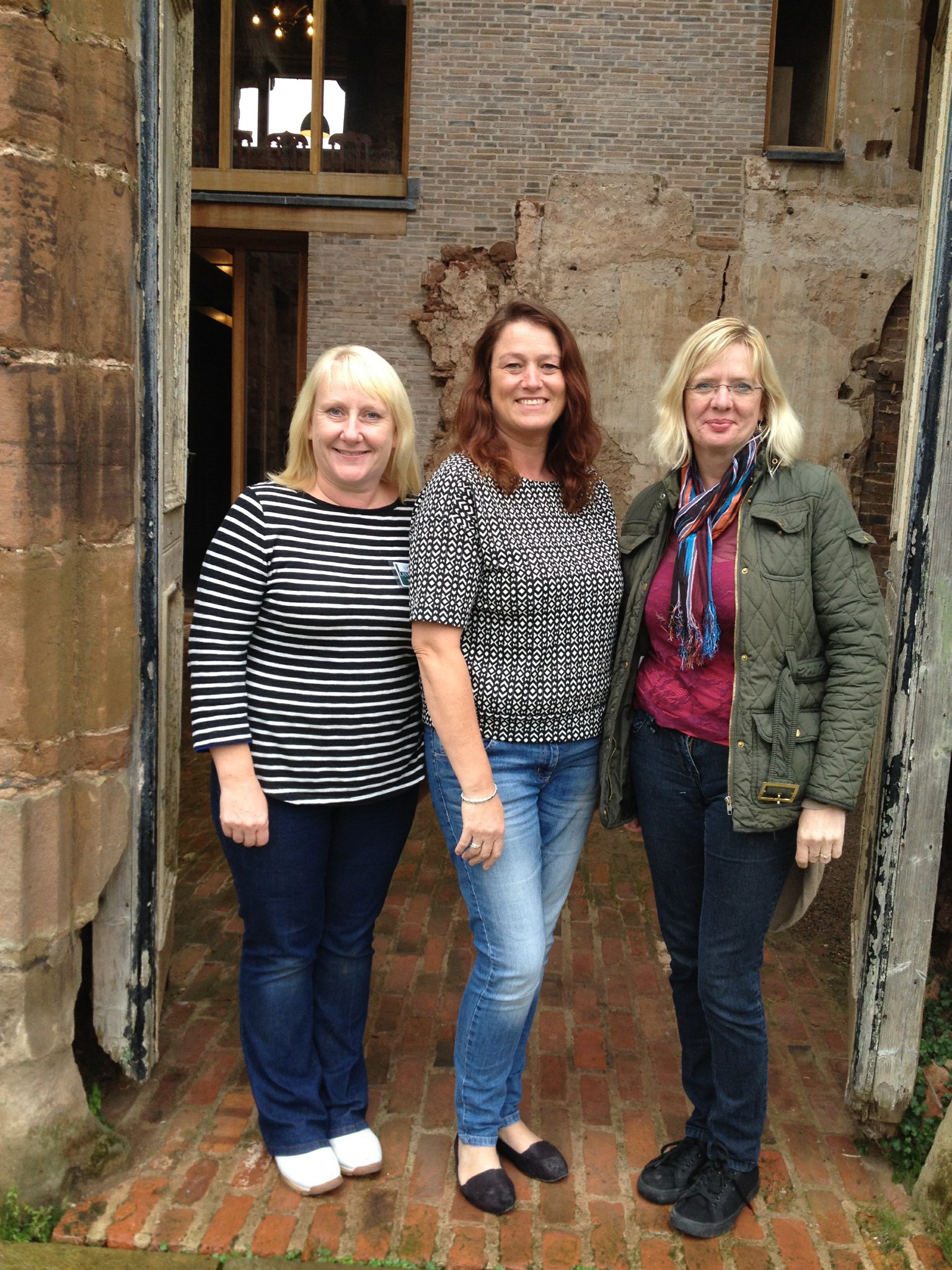 Housekeepers Lynee, Marie and Carolyn at Astley Castle